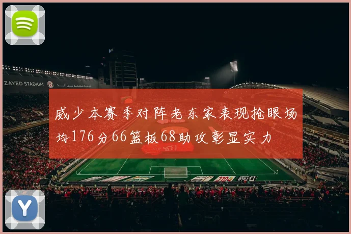 威少本赛季对阵老东家表现抢眼场均176分66篮板68助攻彰显实力